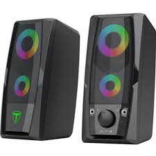 T-Dagger T-TGS550 2 x 3W | 3.5mm | RGB Speakers – Black