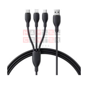 Baseus Ultra-Fast 3 in 1 Fast Charging Cable USB to Micro USB Lightning USB-C 3.5A 1.3m