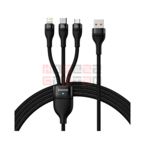 Baseus Flash Series ? One for three Fast Charging Data Cable USB to M+L+C 100W 1.2m
