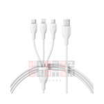 Baseus Ultra-Fast 3 in 1 Fast Charging Cable USB to Micro USB Lightning USB-C 3.5A 1.3m