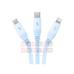 Baseus Leo Retractable Charging Cable 3-in-1 USB to M+L+C 3.5A 1.1m