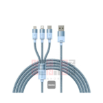 Baseus StarSpeed 1-for-3 Fast Charging Data Cable USB to M+L+C 3.5A 1.2m