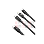 Baseus Rapid Series 3-in-1 Fast Charging Data Cable Type-C to C+L+C PD 20W 1.5m