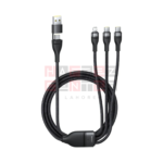 Baseus Flash Series 3 Two-For-Three Fast Charging Cable U+C To C+C+L 100W