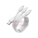 Baseus Ultra-Fast 3 in 1 Fast Charging Cable USB to Micro USB Lightning USB-C 3.5A 1.3m