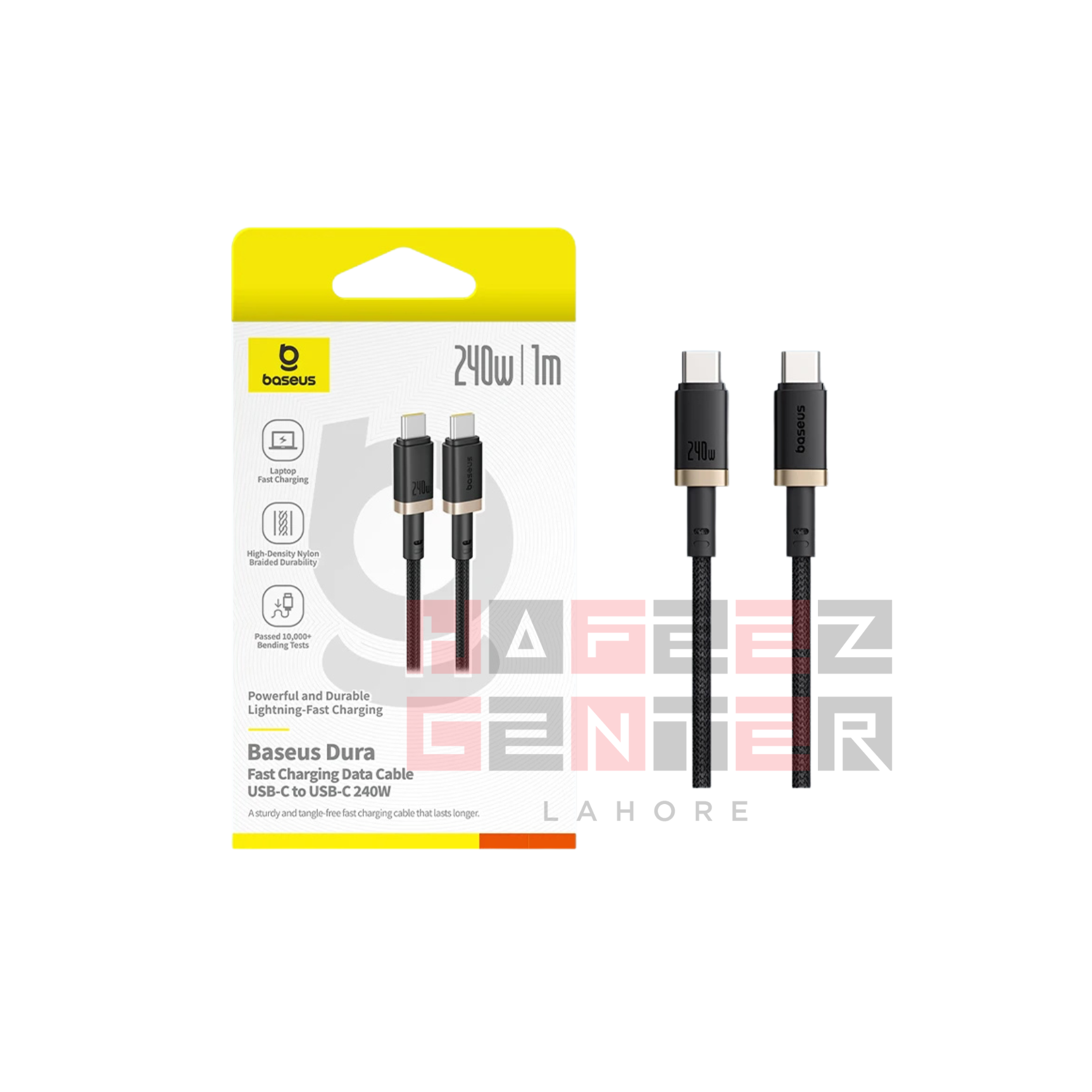 Baseus Dura Fast Charging Data Cable USB-C to USB-C 240W - Image 4