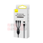 Baseus Flash Series 2 Two-for-three Charging Cable U+C to M+L+C 100W 1.2m