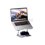 Portable Foldable Aluminum Laptop Stand with Mobile Holder