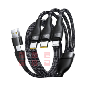 Baseus Flash Series 3 Two-For-Three Fast Charging Cable U+C To C+C+L 100W